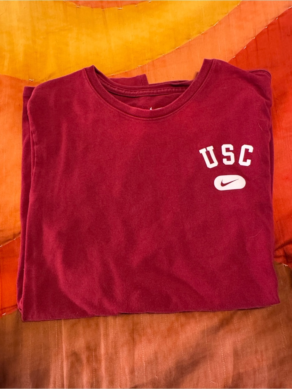 Nike USC Trojans Long Sleeve Crewneck Tee